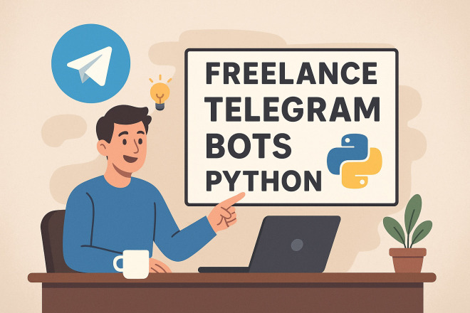 Разработка Telegram-бота на Python за 1 500 руб., исполнитель Денис ...