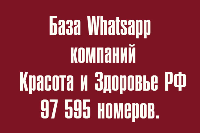 Whatsapp      97 595 
