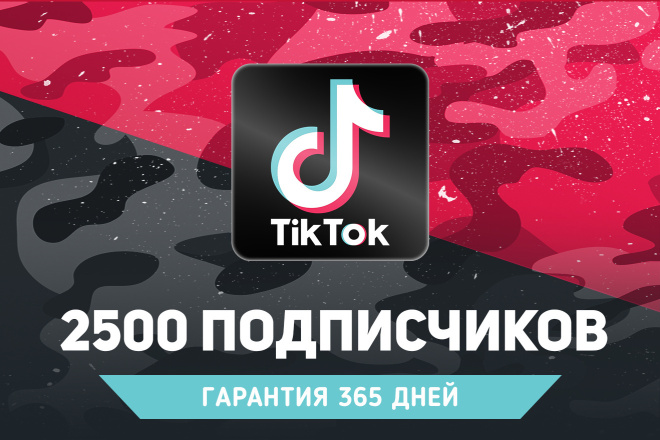 ﻿В Tik Tok доступно 2,500 подписчиков. Вы можете получить гарантию за 1,000 рублей.