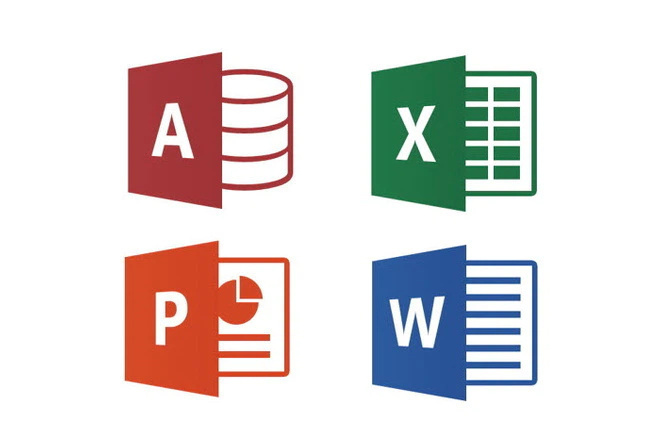 Access powered. Word excel POWERPOINT. Paint Word access.
