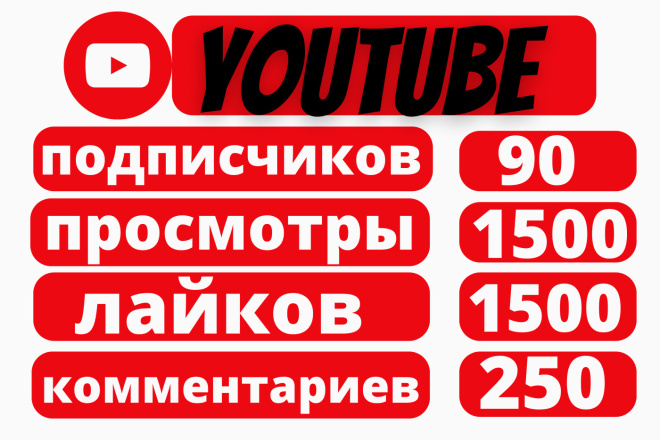 30 Youtube , 500 , 500 , 80 