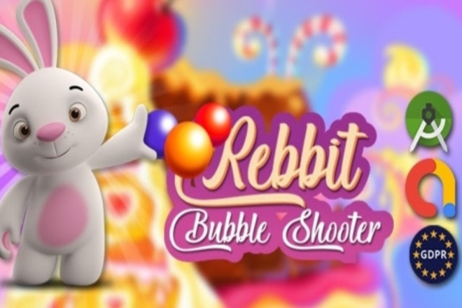 Rebbit bubble android studio + ADMOB V1.0   