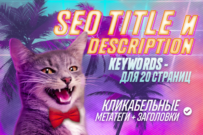 SEO - Title  Description  20  - KeyWords + CTR 