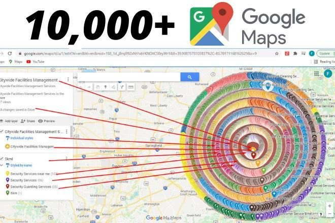 10, 000 Google Maps Citations     