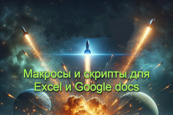 Макрос для Excel и Google docs.