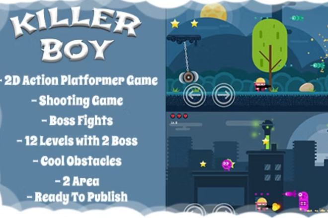 Killer Boy - 2D Action    Unity + Admob