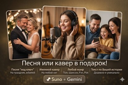 Создам уникальный музыкальный трек или песню с помощью ИИ Suno