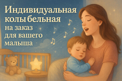 Индивидуальная колыбельная песня на заказ для вашего малыша