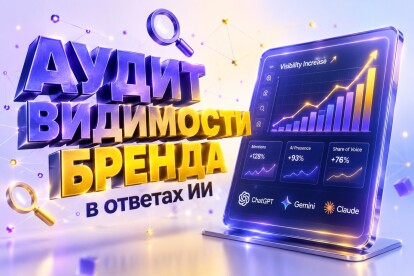 Аудит видимости бренда или сайта в ответах 8 ведущих нейросетей ИИ